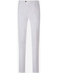 PT Torino - Slim Fit Stretch Trousers - Lyst