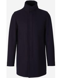 Herno - Padded Wool Coat - Lyst