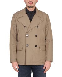 Fay - "peacot Double Front" Coat - Lyst
