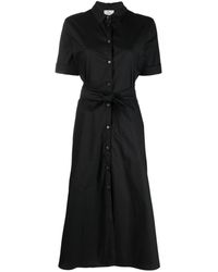 Woolrich - Belted Poplin Shirt Dress - Lyst