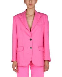 MSGM - Single-Breasted Jacket - Lyst
