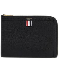 Thom Browne - "Embossed Leather Pouch - Lyst