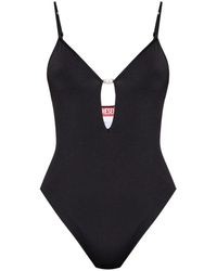 DIESEL - Body Ufby-Oval-D-Bodysuit - Lyst