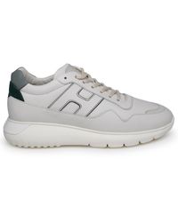Hogan - Interactive 3 White Leather Sneakers - Lyst