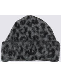 Anine Bing - Leopard Wool Beanie - Lyst