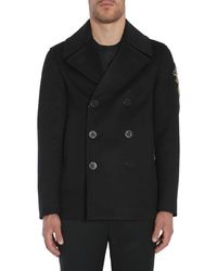 armani jeans caban coat