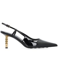 Givenchy - G Cube Patent Leather Slingback Pumps - Lyst