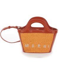 Marni - 'Tropicalia Micro' Handbag With Logo Lettering Detail - Lyst