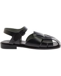 Hereu - 'Pedra' Sandals With Ankle Buckle - Lyst