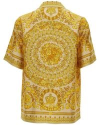 Versace - Printed Silk Shirt - Lyst