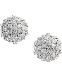 Self-Portrait - Colored Earings With All-Over Crystal Embellishments - Lyst