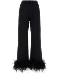 Prada - Wide Trousers - Lyst