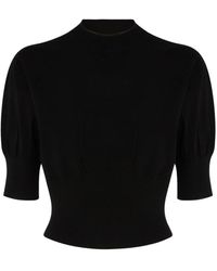 Dries Van Noten - "taleen" Sweater In Black Fabric - Lyst