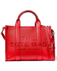 Marc Jacobs - The Leather Medium True Tote Bag - Lyst