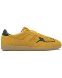 Alohas - Tb.490 Rife Suede Fuzzy Yellow Leather Sneakers - Lyst