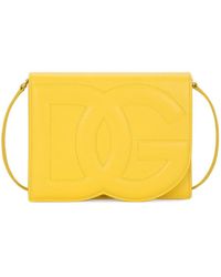 Dolce & Gabbana - Shoulder Bag With Dg Logo - Lyst