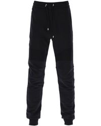 Balmain - Joggers With Topstitched Inserts - Lyst
