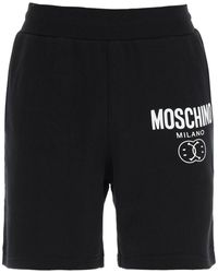 Moschino - 'Double Question Mark' Logo Sweatshorts - Lyst