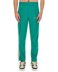 Palm Angels - Pants With Logo - Lyst