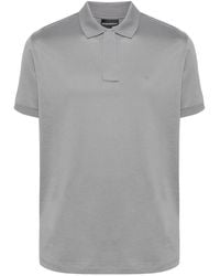 Emporio Armani - Logo Cotton Polo Shirt - Lyst