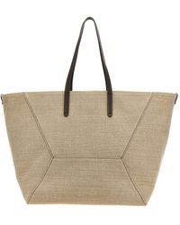 Brunello Cucinelli - Canvas Large Shopping Bag - Lyst