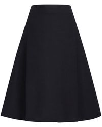 Marni - A-line Cotton Midi Skirt - Lyst