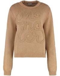 Moncler - Cotton Crew-Neck Sweater - Lyst