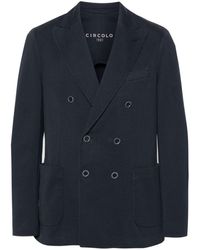 Circolo 1901 - Oxford Double-Breasted Jacket - Lyst