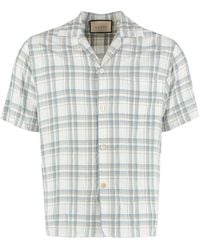 Gucci - Printed Short Sleeved Shirt - Lyst
