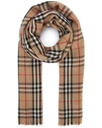 Burberry - Giant Vintage Check Scarf - Lyst