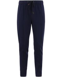 Peserico - Technical Cotton Jogger Trousers - Lyst
