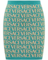 Versace - ' Allover' Caspule La Vacanza Skirt - Lyst