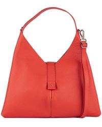 Orciani - Vita Soft Shoulder Bag With Poppy Shoulder Strap - Lyst