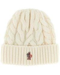 Moncler - Braided Wool Beanie - Lyst