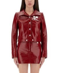 Courreges - Vinyl Jacket "Reedition" - Lyst