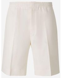 ZEGNA - Oasi Linen Bermuda Shorts - Lyst