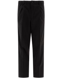 Goldwin - "wool Blend Twill One Tuck" Trousers - Lyst