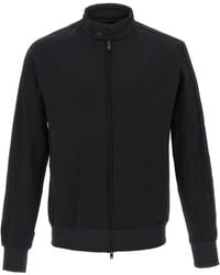 スウェット・トレーナー Y-3 'Y-3 3-Stripes Nylon Shell' sweatshirt Black Y-3 'Y-3 3-Stripes Nylon Shell' Sweatshirt in Black for Men