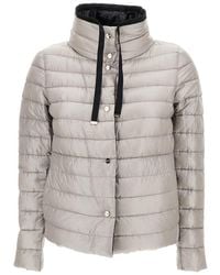 Herno - And Reversible Down Jacket With Funnel Neck - Lyst