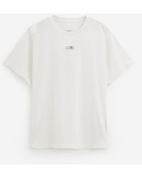 MM6 by Maison Martin Margiela - T Shirt With Numeric Logo Label - Lyst