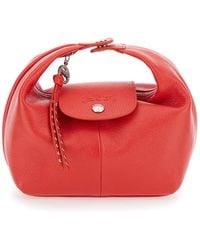Longchamp - 'Le Pliage Portobello Xs' Handbag With Logo Embossed On The Front - Lyst