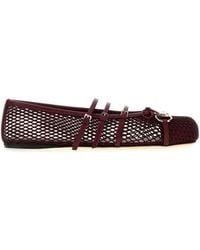 adidas Originals - Horsebit Mesh & Leather Ballet Flat - Lyst