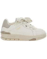 Axel Arigato - 'Area Haze' Low Top Sneakers With Laminated Leather - Lyst