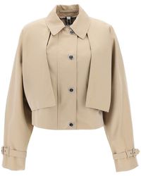Burberry - Pippacott Cropped Jacket - Lyst