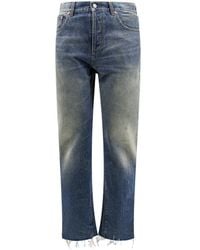 Gucci - Cotton Closure With Buttons Jeans - Lyst