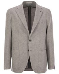 Tagliatore - Virgin Wool Blend Jacket - Lyst