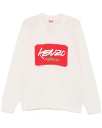 KENZO - X Futura 2000' Wool Jumper With Graffiti Typography - Lyst