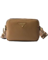 Prada - Medium Leather Cross Body Bag - Lyst