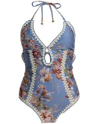 Zimmermann - "Awaken Crochet Keyhole" Swimsuit - Lyst
