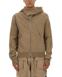 Rick Owens - Asymmetrical Zipper Sweatshirt - Lyst